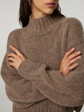Image sur Pull tricoté en laine mélangée