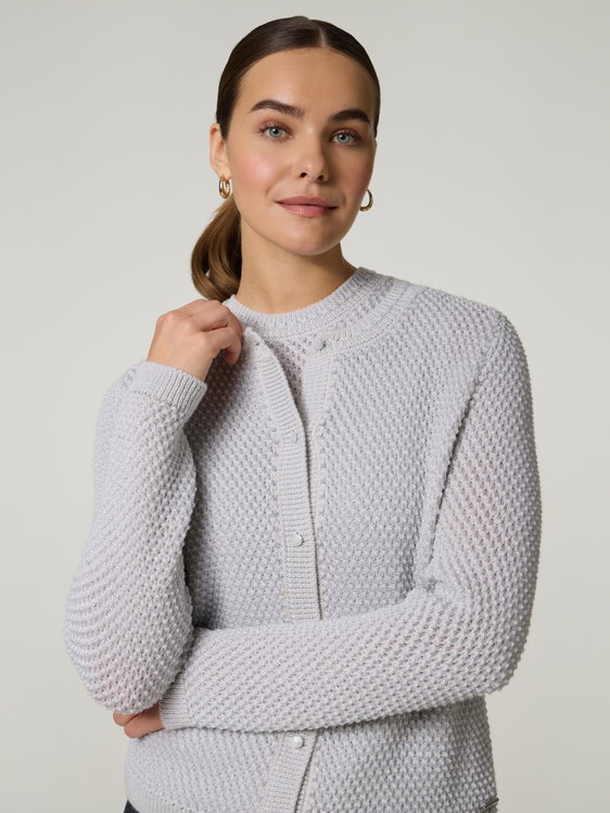 Bild von Cardigan mit Glitzer