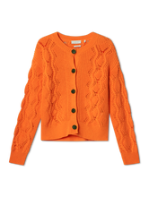 Bild von Strickjacke aus Lochstrick