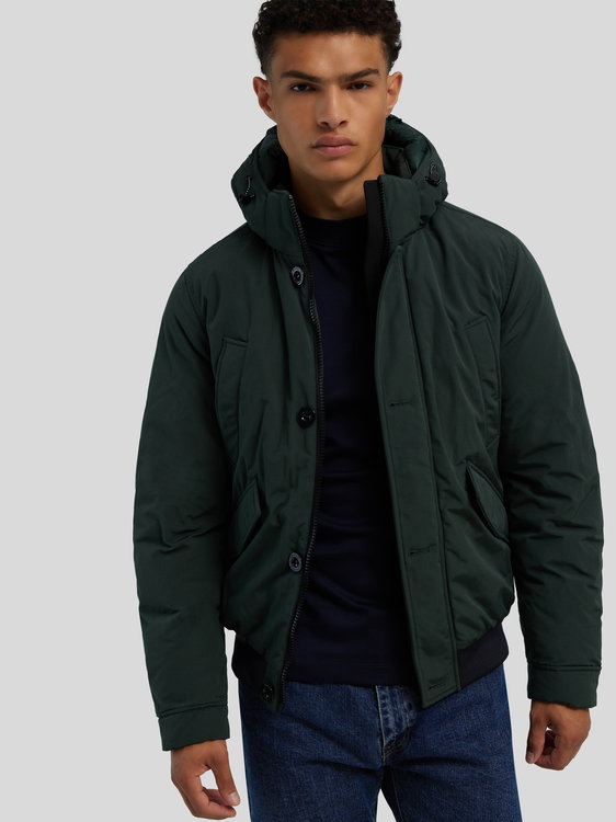 Bild von Bomberjacke mit Kapuze