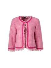 Bild von Strickjacke mit Fransen