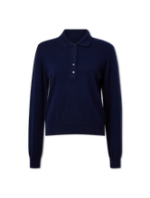 Image sur Polo en cachemire tricoté