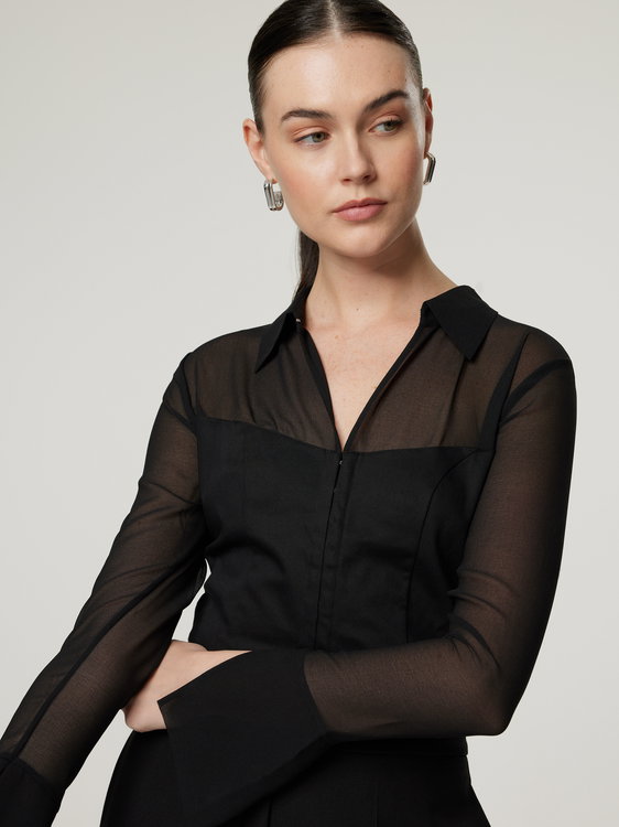 Bild von Corsagen Bluse EGBERTA