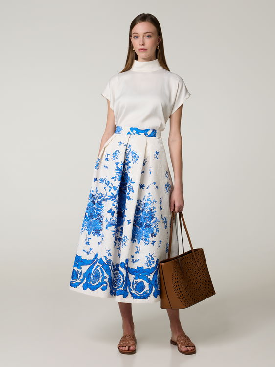 Bild von Midijupe mit Muster LUNA