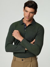 Bild von Langarmpolo im Custom Fit