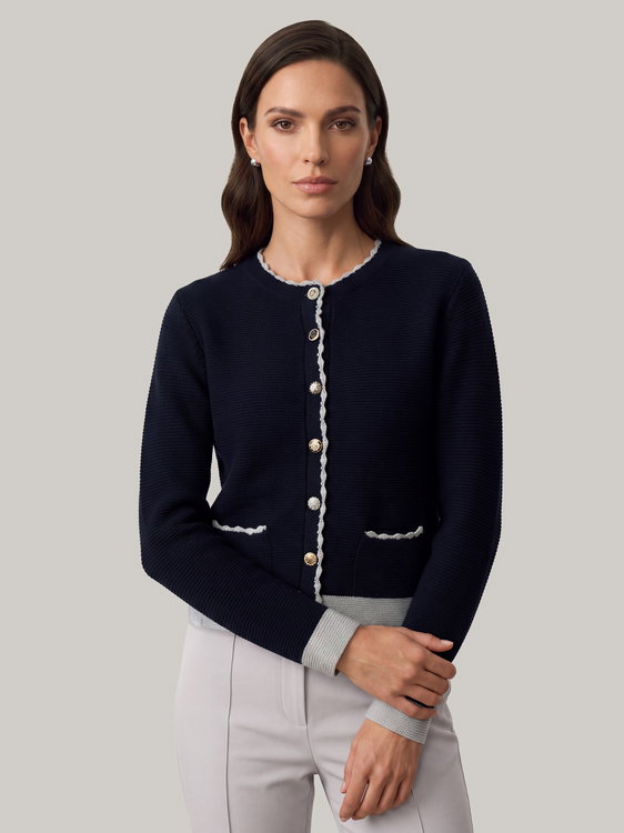 Bild von Strickjacke mit Kaschmir