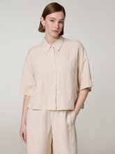 Bild von Blusenshirt mit Leinen YARIKA