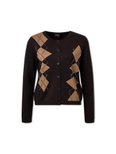Bild von Strickjacke mit Strasssteinen