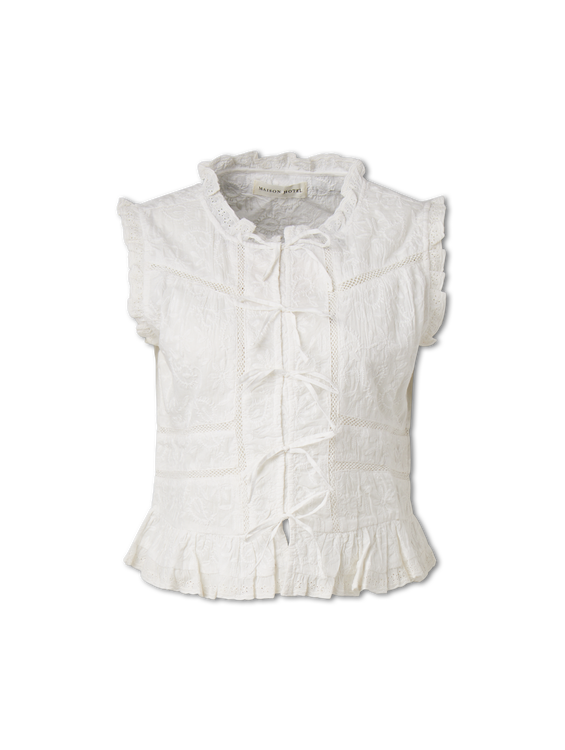 Bild von Blusentop mit Stickerei