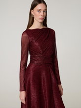 Bild von Cocktailkleid aus Metallic-Voile