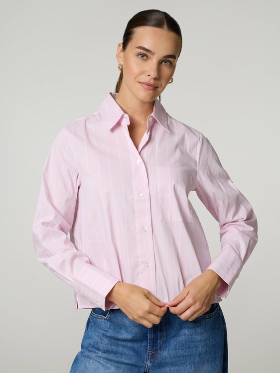 Bild von Hemdbluse im Cropped Fit