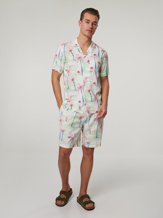 Bild von Shorts mit Palmen-Print TWILT