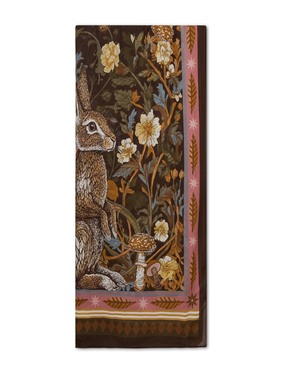 Bild von Schal mit Waldtier Motiven