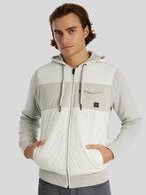 Bild von Zip Jacke aus Material-Mix
