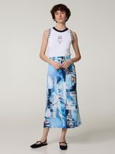 Bild von Midijupe mit Allover-Print