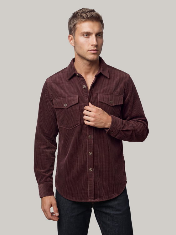 Bild von Overshirt aus Cord im Relaxed Fit
