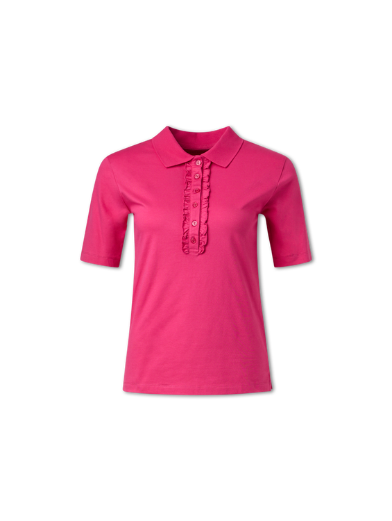 Bild von Poloshirt mit Rüschen