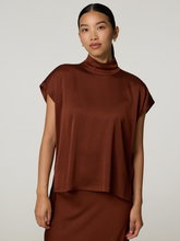 Bild von Blusenshirt aus Satin ALARIA