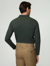 Bild von Langarmpolo im Custom Fit