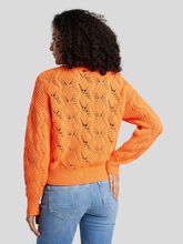 Bild von Strickjacke aus Lochstrick