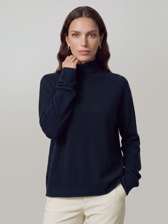 Image sur TURTLE NECK NEU MERINO FINE
