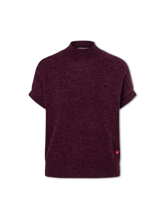 Bild von Kurzarmpullover mit Alpaka