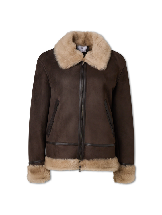 Image sur Veste en peau d'agneau