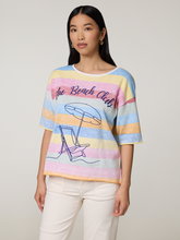 Image sur T-shirt en coton biologique tricoté