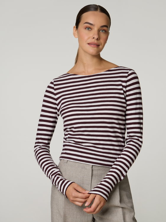 Image sur T-shirt à manches longues en coton