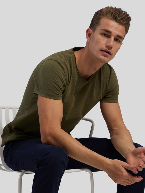Image sur T-shirt fil flammé KONRAD