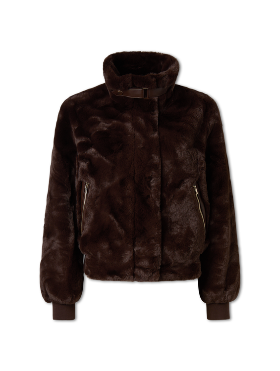Image sur Veste en fausse fourrure