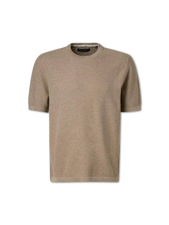 Bild von Strickshirt mit Leinen