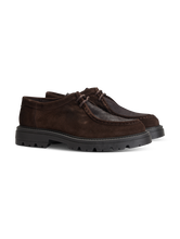 Image sur Mocassins Derby en cuir velours