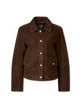 Bild von Lederjacke aus Veloursleder