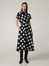 Image sur Robe chemisier à imprimé à pois