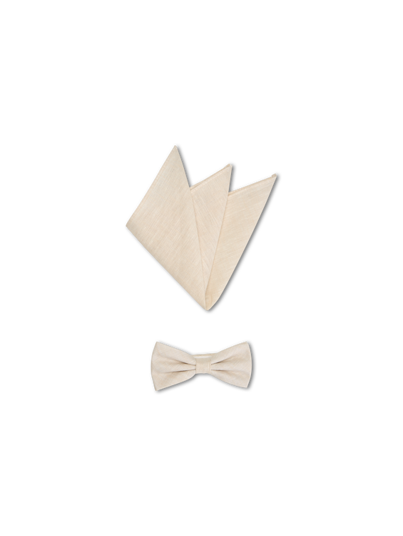 Bild von Fliege & Pochette aus Leinen