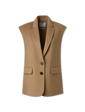 Image sur Gilet double face avec laine