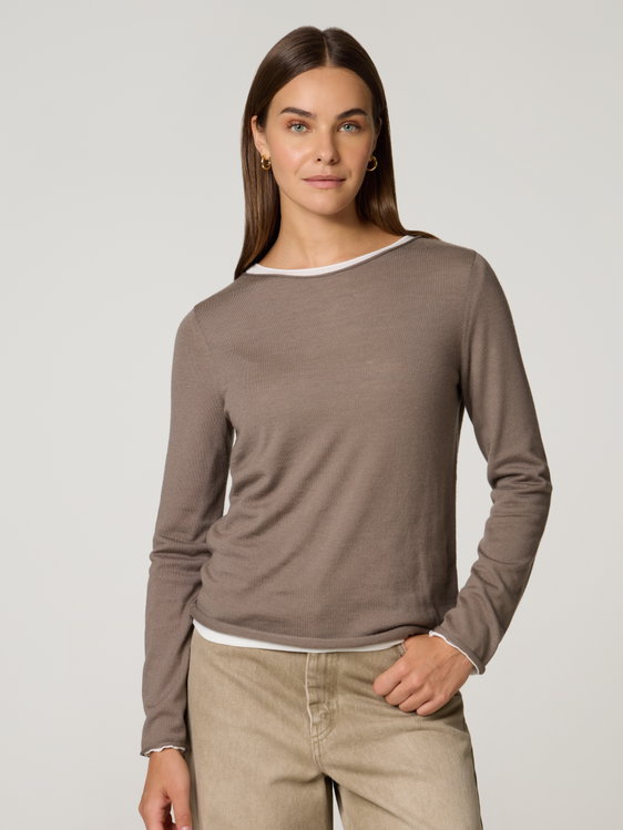 Bild von Strickpullover aus Schurwolle