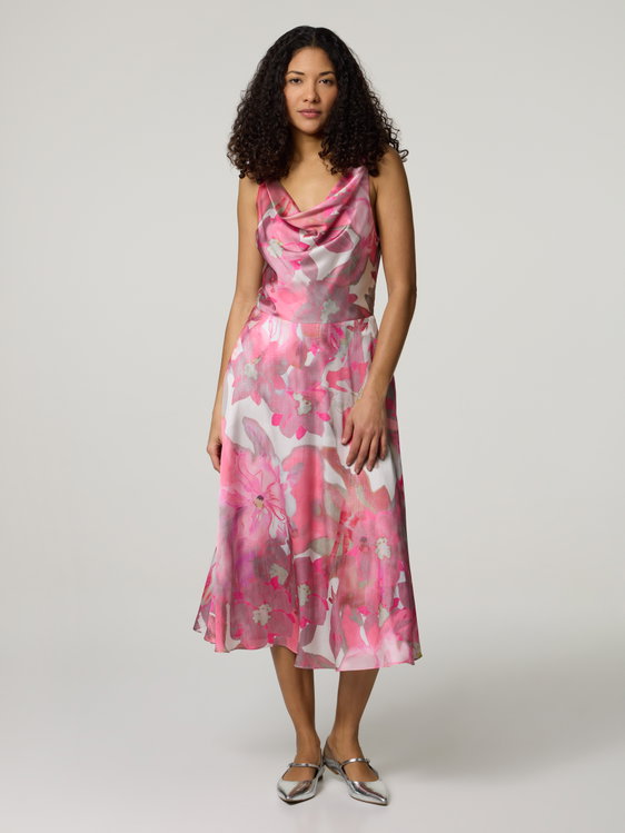 Image sur Robe de cocktail à imprimé floral