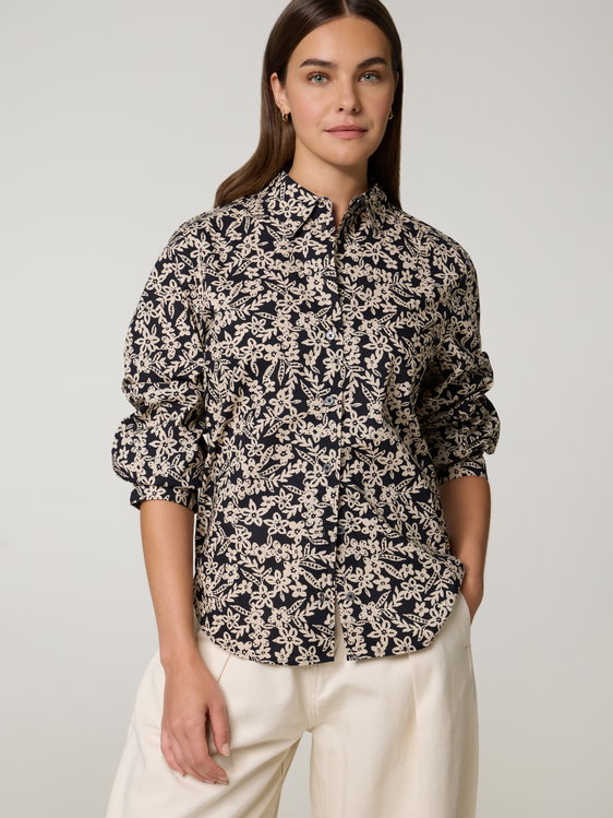 Bild von Hemdbluse aus Baumwolle