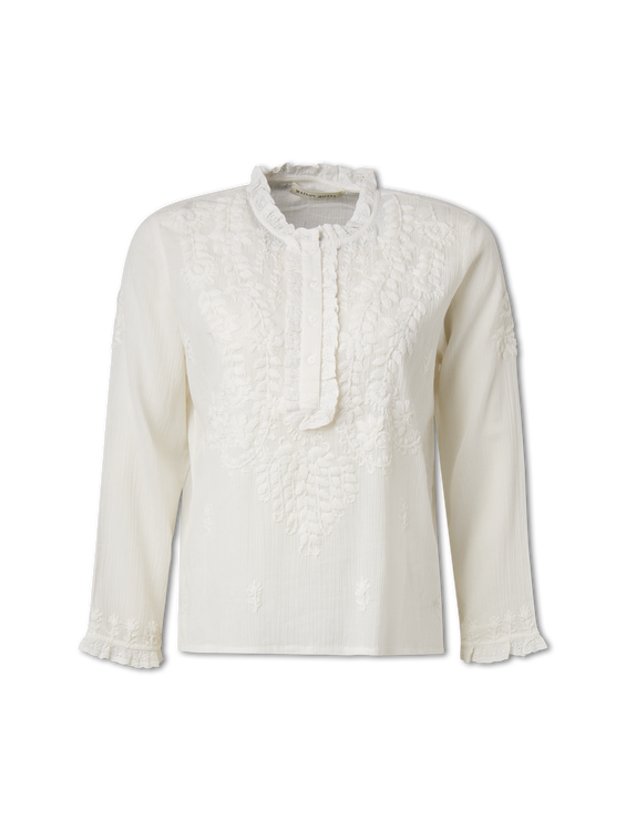 Bild von Bluse mit Stickerei