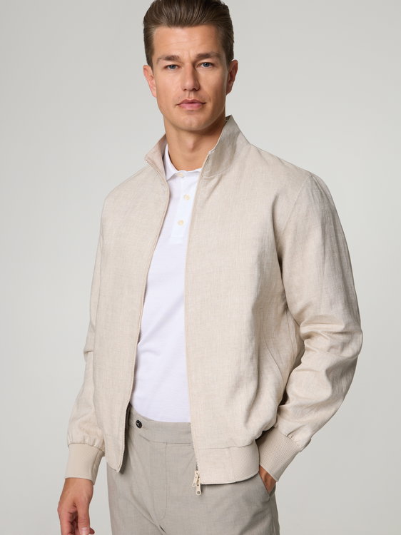 Bild von Blouson aus Leinen SHIBUAYA