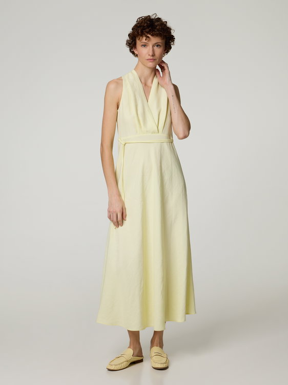 Bild von Midikleid mit Leinen