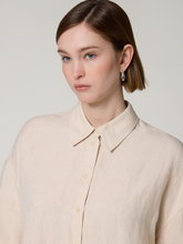 Bild von Blusenshirt mit Leinen YARIKA