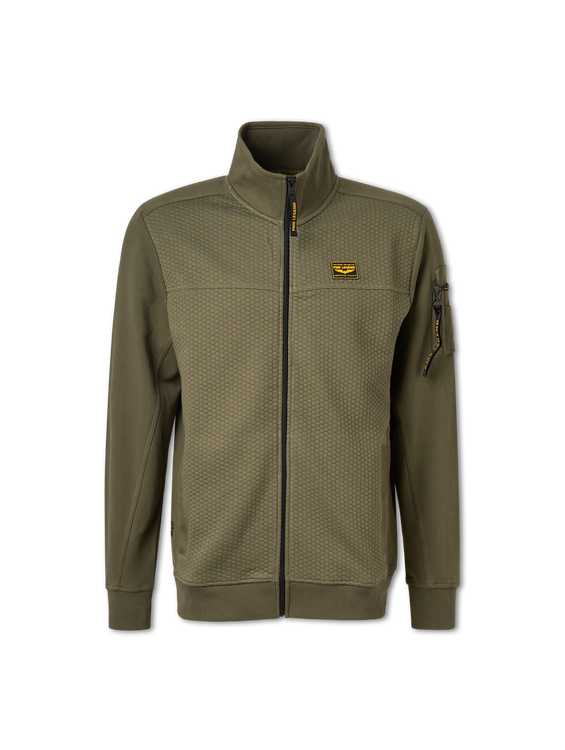 Image sur Veste en molleton à motif jacquard