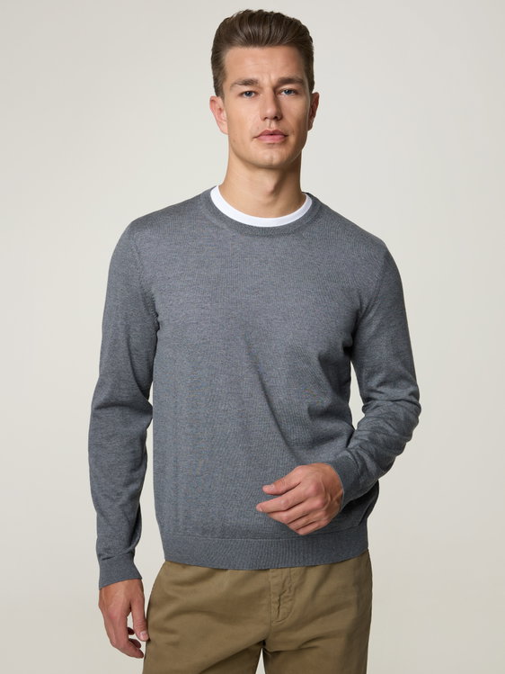 Image sur Pull en maille de laine LENO