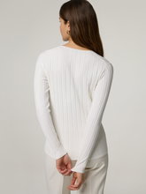 Bild von Strickjacke mit Rippen