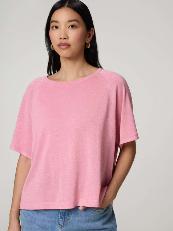 Bild von Strickshirt mit Lurex