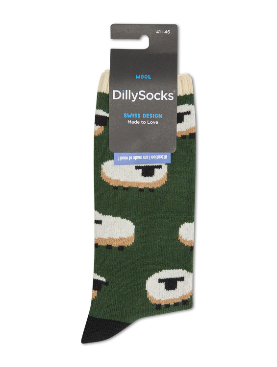 Bild von Socken mit Wolle