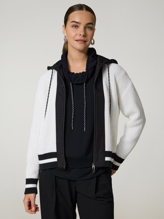 Image sur Cardigan en mélange de matières